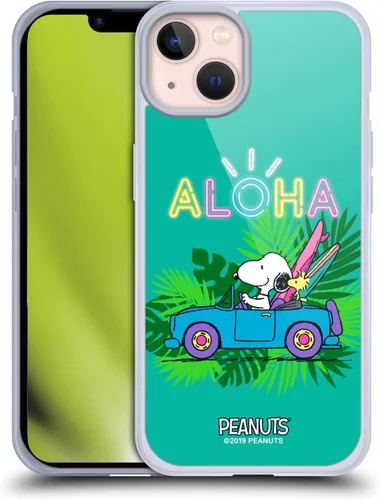 Miniatura 27 de Head Case Designs Peanuts Tropical Surf Snoopy Aloha Disco Gel Funda con licencia oficial [protección de grado militar] compatible con Apple iPhone