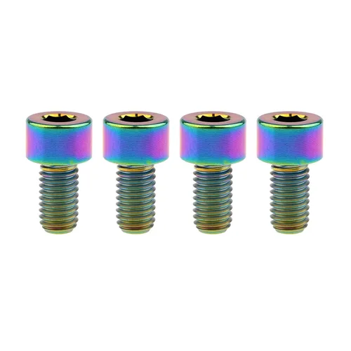 Miniatura 14 de Tornillos de titanio Ti M8 x15 20 25 30 35 40 45 50 60 2.756 in 0.049 in de paso hexagonal Allen Tornillos de cabeza hueca paquete de 4