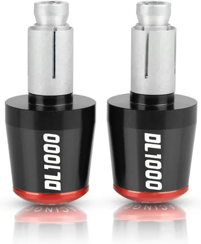 Miniatura 12 de Empuñaduras de manillar de motocicleta de 7/8 pulgadas 0.866 in para manillar de motocicleta, tapones de extremo para Suzuki DL1000 DL 1000 V-Strom