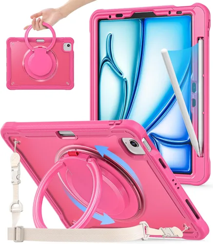 Miniatura 10 de BATYUE Funda para iPad Air de 11 pulgadas M3/M2 (2025/2024), Air 5th/4th 10.9 pulgadas (2022/2020), Pro 11" 4th/3rd/2nd/1st, funda a prueba