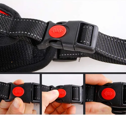 Miniatura 2 de arneses de chaleco para perro, arneses reflectantes ajustables para perros medianos y grandes, s