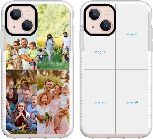 Miniatura 23 de Funda de teléfono personalizada para iPhone 13 personalizada con collage de múltiples imágenes, funda resistente a los arañazos, a los golpes, funda