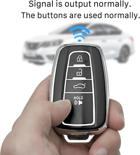 Miniatura 4 de Kirsnda Funda para llavero compatible con Toyota Camry RAV4 Highlander Avalon C-HR, Prius, Corolla, ect Accesorios para llaves remotas inteligentes