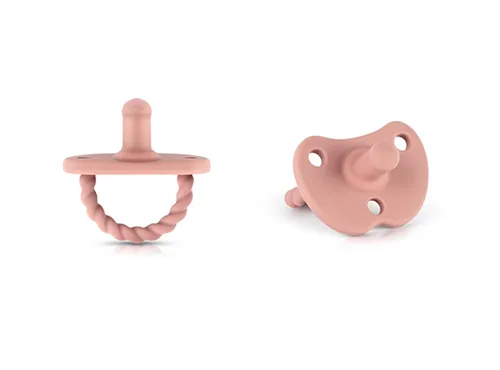 Miniatura 8 de Sweetie Chupetes de silicona para recién nacido, chupete de silicona suave, sin BPA, juego de 2 chupetes (negro)