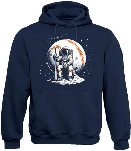 Miniatura 7 de Xtreme Apparrel Crush City Houston Space City Astronaut - Sudadera con capucha para los fanáticos del béisbol