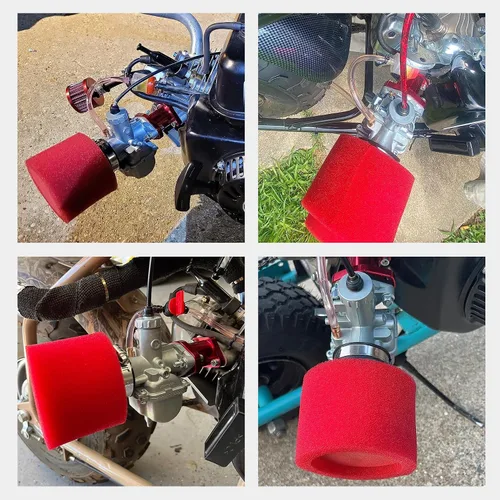 Miniatura 9 de FVRITO VM22 Carburador de Carrera de Rendimiento para Predator 212cc 196cc Coleman CT200U BT200X KT196 Mini Bike Go Kart GX160 GX200 6.5HP OHV Motor