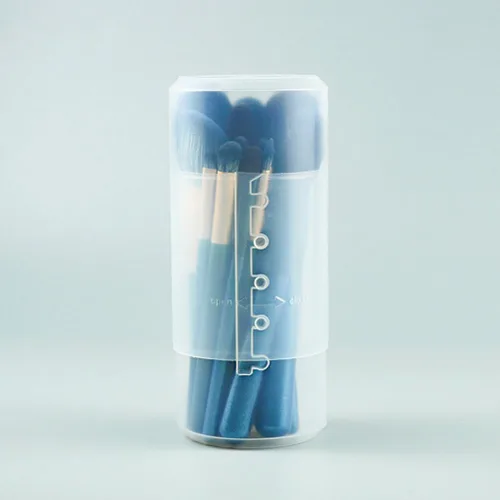 Miniatura 5 de Garneck 2 unidades de barriles retráctiles para brochas cosméticas, organizador de tocador, para brochas de maquillaje, bote, mesas de oficina
