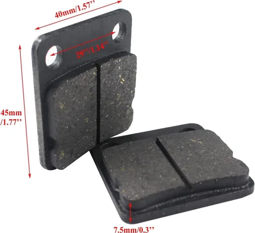 Miniatura 2 de PRO BAT Pastillas de freno de disco traseras para 50cc 70cc 110cc 150cc 200cc 250cc ATV Quad Dirt Pit Bike Go Kart Dune Buggy Moped Scooter Apollo