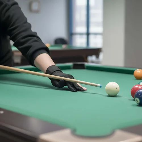 Miniatura 5 de Guante de piscina para mano izquierda, guantes de billar para mano izquierda 3 dedos