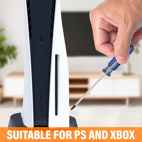 Miniatura 6 de Paquete de 2 destornilladores Torx T8 – Bueno para trabajos de reparación, bricolaje, electrónica y controladores Destornillador Torx T8 de acero