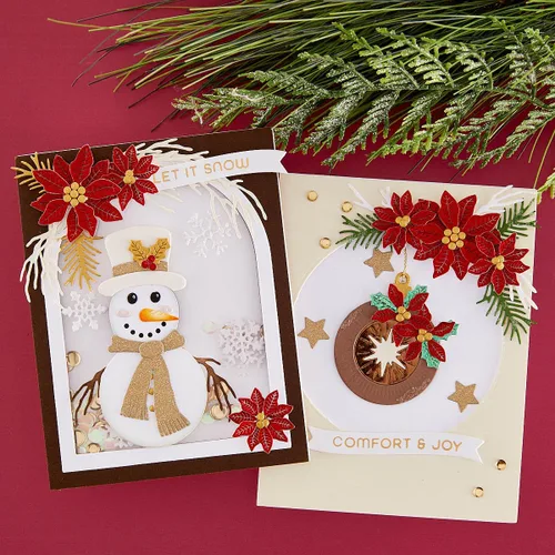 Miniatura 3 de Spellbinders Suzanne Hue - Troqueles grabados para coronas navideñas S6-219