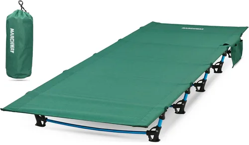 Miniatura 12 de MARCHWAY Cama de Campamento Ultraligera Plegable para Tienda de Camping, Portátil y Compacta para Viajes al Aire Libre, Base de Campamento, Gris