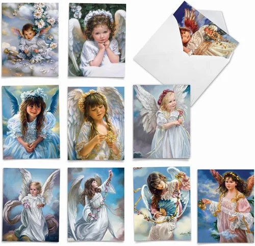 Miniatura 9 de The Best Card Company - 10 notas de agradecimiento en caja con sobres, varios artículos de papelería para decir gracias para hombres y mujeres