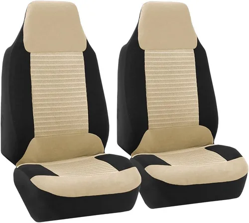 Miniatura 11 de FH Group Fundas de Asiento de Automóvil Juego Completo de Tela - Ajuste Universal, Fundas de Asiento Automotrices, Fundas de Asiento Delantero de 1