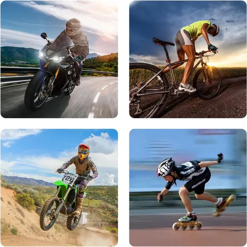 Miniatura 5 de Guantes de Motocicleta con Pantalla Táctil de Dedo Completo Guantes de Equitación con Protección de Nudillos para Hombres y Mujeres para Conducción