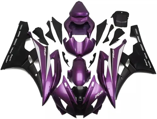 Miniatura 10 de Nardo gris carenado apto para Yamaha 2006 2007 YZF R6 inyección ABS plásticos carrocería kit cuerpo cuerpo cuerpo trabajo 06 07 YZF-R6