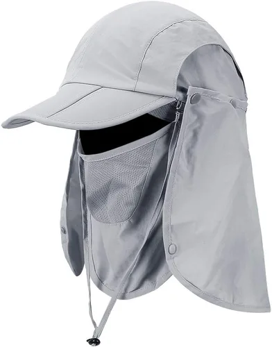 Miniatura 7 de Gorra plegable para el sol, sombreros de pesca, protección UPF 50+ con solapa para el cuello