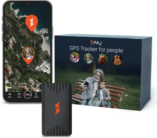 PAJ GPS - People Finder 4G - Mini rastreador GPS para niños y personas mayores - Hasta 5 días de duración de la batería - Pequeño dispositivo de