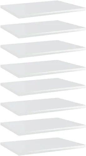 Miniatura 103 de 8 tableros de repuesto para estanterías, paneles de repuesto de aglomerado, unidades de almacenamiento, estantes organizadores, roble Sonoma de 15.7