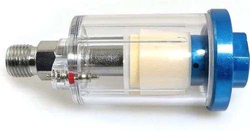 Miniatura 3 de RLECS Separador de aceite de agua, filtro de aire, trampa de humedad con conector de estilo europeo para compresor, pistola de pintura en aerosol