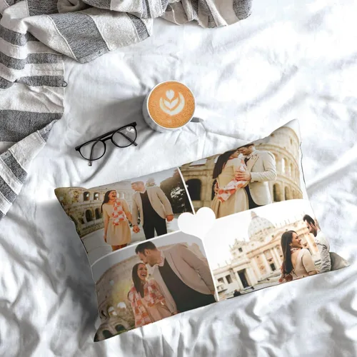 Miniatura 16 de EAQ Funda de almohada personalizada con imagen personalizada con su propio texto/imagen/logotipo