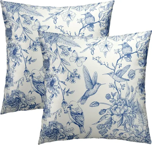 Miniatura 39 de Fundas de Almohada de Bosque de Pinos 22x22 Juego de 2, Fundas de Almohada Decorativas de Árboles de Abeto y Cedro Verde Nieve Beige de Invierno