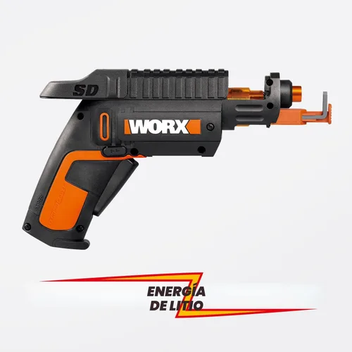 Miniatura 12 de Worx WX255L - Destornillador eléctrico de 4 V, juego de destornilladores eléctricos inalámbricos recargables con 6 brocas, soporte para tornillos