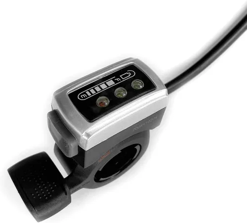 L-faster Acelerador de pulgar para bicicleta de 24 V/36 V/48 V con indicador de potencia Wuxing Brand 106DXc Scooter Acelerador Controlador de