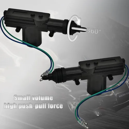 Miniatura 3 de Kit universal de cerradura de puerta eléctrica para automóvil con 4 actuadores de cerradura de puerta de automóvil de 12 V, sistema de entrada sin