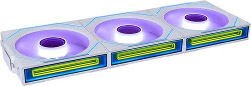 Lian Li UNI - Ventilador SL-Infinity inalámbrico 120 - Paquete triple (hoja inversa) - Control de ventilador ARGB de señal inalámbrica de 2.4 GHz -