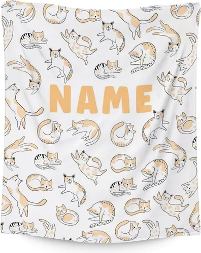 Miniatura 10 de Manta de gato para niños, tamaño de regazo de 30 x 40 pulgadas, manta de felpa suave y peluda para regalo, manta negra de dibujos animados