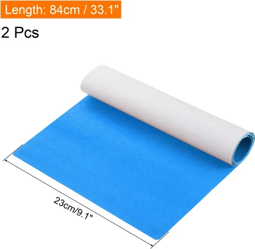 Miniatura 2 de PATIKIL Hoja de cinta de agarre, cinta antideslizante, impermeable, de alta tracción, empuñaduras de papel de lija para patineta, patineta