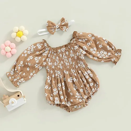 Miniatura 7 de JLKGICF Mameluco floral para bebé recién nacido, con tirantes delgados, de una pieza, pantalones cortos, ropa general de verano