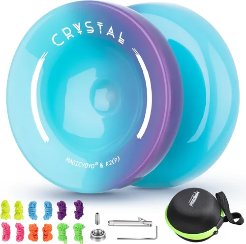 Miniatura 11 de Yoyo profesional sensible para niños principiantes, Yo-Yo de doble propósito para adultos avanzados + Rodamiento extra no sensible de yoyo + 12