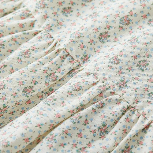 Miniatura 7 de pureborn Vestido de algodón de manga corta y larga para bebé niña pequeña 0-6T
