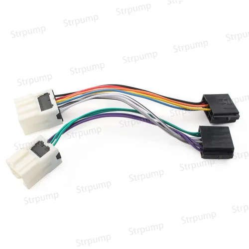 Miniatura 4 de ISO - Arnés de cable de retroadaptación de radio de coche estéreo para cable compatible con Nissan X-Trail Navara Patrol Maxima adaptador de arnés