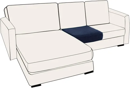 Miniatura 83 de UNBBRRL Fundas de cojín de asiento para sofá, elásticas, funda de cojín individual para sofá, fundas de cojín para sofá, fundas de héroe protegen