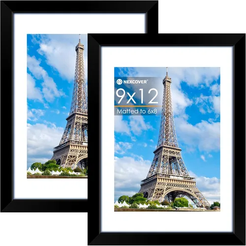 Miniatura 21 de NEXCOVER Portarretratos de 8.5 x 11 pulgadas, color negro, 10 unidades, marcos de fotos de 8.5 x 11 pulgadas con plexiglás HD inastillable, marcos