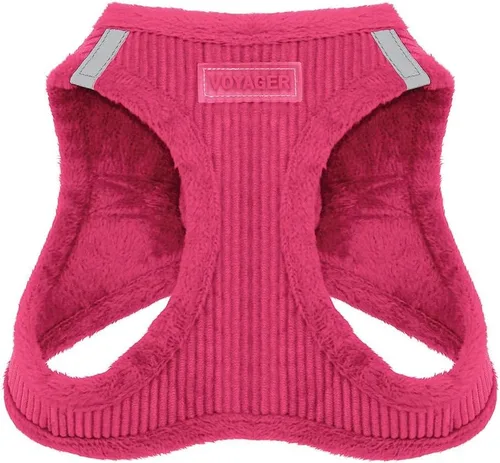 Miniatura 19 de Best Pet Supplies - Arnés para todo clima de malla y felpa, reflectante y antitirones, para perros/gatos pequeños/medianos, cierre de gancho y felpa