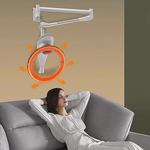 Miniatura 4 de Máquina de cuidado del cabello rotativa orbital montada en la pared, máquina de aceite para hornear para secar el cabello para secarse el cabello