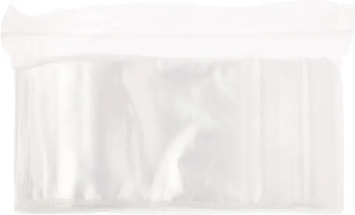 Miniatura 2 de Plymor 3" x 4.5" (paquete de 100), bolsas de plástico con cierre de 2 mil con cremallera