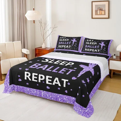 Miniatura 22 de Erosebridal Juego de sábanas de gimnasia para niñas y niños, tamaño individual, juego de sábanas de teñido anudado arcoíris, juego de ropa de cama