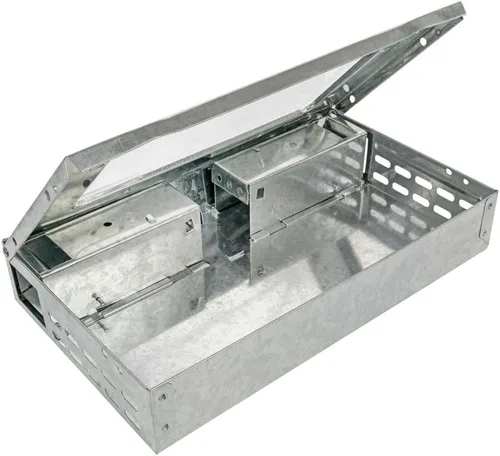 Miniatura 3 de iTrap - Trampa para ratones humanitaria con tapa transparente, estilo repetidor, paquete de 4 unidades para el hogar y la oficina, control seguro