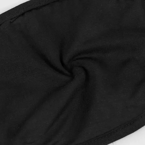 Miniatura 3 de Forno Paquete de 3 cubrebocas unisex, algodón negro, lavable, tela reutilizable