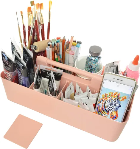 Miniatura 10 de Divisores DIY de 8 Compartimentos, Caddy Portátil Grande, Multiusos, Apilable, Solución Moderna para Escuela, Oficina, Escritorio, Uso Infinito