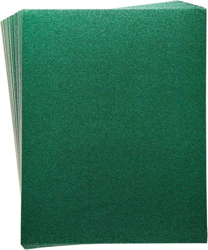 Miniatura 10 de Bright Creations 30 hojas de papel de cartulina con purpurina de cobre para manualidades, tarjetas, invitaciones, doble cara, 10.58 oz/m²