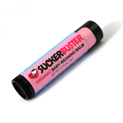 SUCKERBUSTER - Bálsamo de destete para lactancia materna para bebés, 10 onzas, crema orgánica para pezones en barra de bálsamo - esenciales