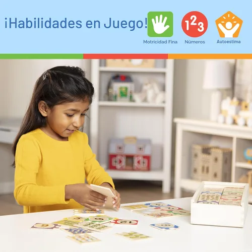 Miniatura 5 de Melissa & Doug Rompecabezas de números para autocorrección, Multicolor/Ninguno