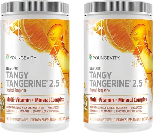 Miniatura 9 de Youngevity Beyond Tangy Tangerine 2.5 Tropical Tangerine Ultimate Complejo multivitamínico y mineral, hecho con alimentos naturales y integrales