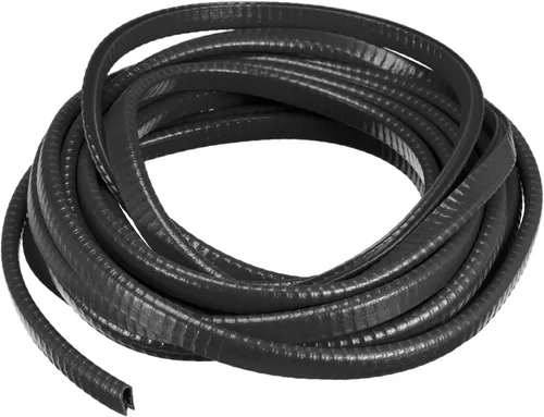 uxcell Borde de borde de canal en U, 16.4 pies de longitud, tira de sellado de goma para borde de 0.039-0.098 in, (15/64 pulgadas de ancho x 25/64